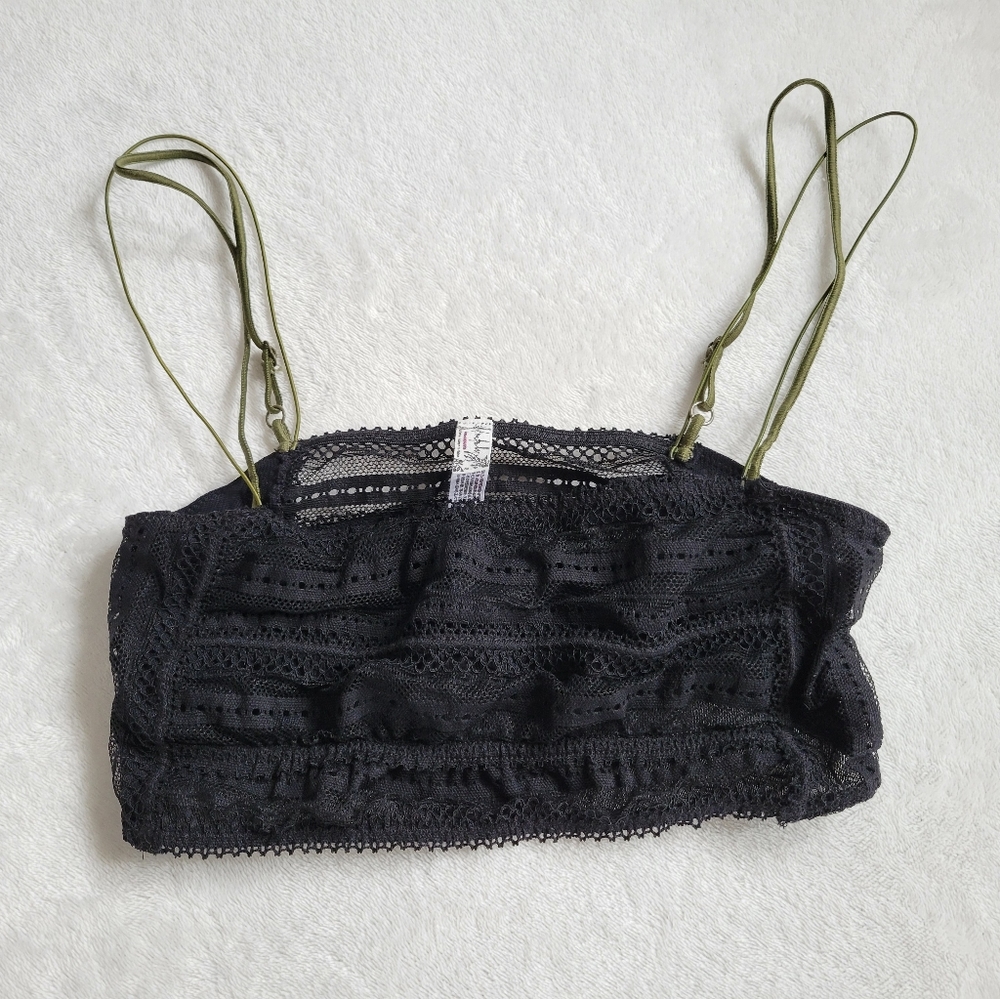 [Free People] Lace Bandeau with Straps